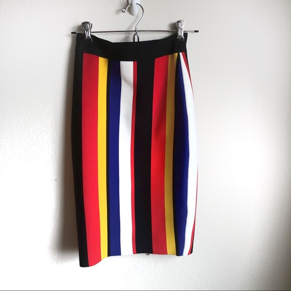 NWOT Striped strapless bodycon 2 piece dress - Picture 6 of 8